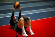 2 April 2024; Heather Payne during a Republic of Ireland Women's prehab session at the Sport Ireland Institute on the Sport Ireland Campus in Dublin. Photo by Stephen McCarthy/Sportsfile