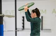 2 April 2024; Lucy Quinn during a Republic of Ireland Women's prehab session at the Sport Ireland Institute on the Sport Ireland Campus in Dublin. Photo by Stephen McCarthy/Sportsfile