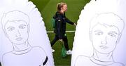 2 April 2024; Goalkeeper Courtney Brosnan during a Republic of Ireland Women's training session at the FAI National Training Centre in Abbotstown, Dublin. Photo by Stephen McCarthy/Sportsfile