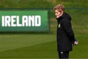 2 April 2024; Head coach Eileen Gleeson during a Republic of Ireland Women's training session at the FAI National Training Centre in Abbotstown, Dublin. Photo by Stephen McCarthy/Sportsfile