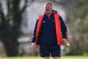 3 April 2024; Munster forwards coach Andi Kyriacou during Munster rugby squad training at University of Limerick in Limerick. Photo by Piaras Ó Mídheach/Sportsfile