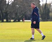 3 April 2024; Forwards coach Andi Kyriacou during Munster rugby squad training at University of Limerick in Limerick. Photo by Piaras Ó Mídheach/Sportsfile