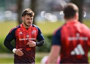 3 April 2024; Alex Nankivell during Munster rugby squad training at University of Limerick in Limerick. Photo by Piaras Ó Mídheach/Sportsfile