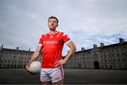 3 April 2024; Sam Mulroy of Louth poses for a portrait at the launch of the 2024 Leinster GAA Senior Football Championship, in the National Museum of Ireland Dublin. Photo by Brendan Moran/Sportsfile