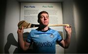 3 April 2024; Dónal Burke of Dublin poses for a portrait at the 'GAA; People, Objects & Stories' exhibition during the launch of the 2024 Leinster GAA Senior Hurling Championship in the National Museum of Ireland in Dublin. Photo by Brendan Moran/Sportsfile