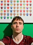 3 April 2024; Conor Cooney of Galway poses for a portrait at the 'GAA; People, Objects & Stories' exhibition during the launch of the 2024 Leinster GAA Senior Hurling Championship in the National Museum of Ireland in Dublin. Photo by Brendan Moran/Sportsfile