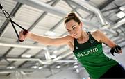 4 April 2024; Para Swimmer Ellen Keane prepares for the European Swimming Championships at the Sport Ireland Institute in Dublin. The team will travel to Madeira, Portugal in two weeks time for the Championships which take place from April 21 – 27. Photo by Sam Barnes/Sportsfile