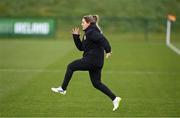 3 April 2024; Performance coach Ivi Casagrande during a Republic of Ireland Women's training session at the FAI National Training Centre in Abbotstown, Dublin. Photo by Stephen McCarthy/Sportsfile