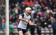 16 March 2024; Galway goalkeeper Darach Fahy during the Allianz Hurling League Division 1 Group B match between Galway and Limerick at Pearse Stadium in Galway. Photo by Stephen McCarthy/Sportsfile