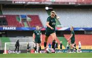 4 April 2024; Heather Payne during a Republic of Ireland Women's training session at Stage Saint-Symphorien in Metz, France. Photo by Stephen McCarthy/Sportsfile