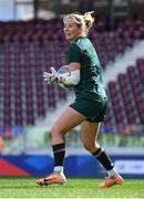 4 April 2024; Goalkeeper Sophie Whitehouse during a Republic of Ireland Women's training session at Stage Saint-Symphorien in Metz, France. Photo by Stephen McCarthy/Sportsfile
