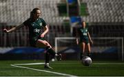 4 April 2024; Megan Connolly during a Republic of Ireland Women's training session at Stage Saint-Symphorien in Metz, France. Photo by Stephen McCarthy/Sportsfile