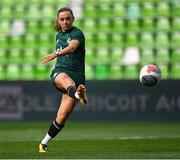 4 April 2024; Katie McCabe during a Republic of Ireland Women's training session at Stage Saint-Symphorien in Metz, France. Photo by Stephen McCarthy/Sportsfile