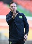 4 April 2024; Assistant coach Rhys Carr during a Republic of Ireland Women's training session at Stage Saint-Symphorien in Metz, France. Photo by Stephen McCarthy/Sportsfile