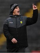 4 February 2024; Donegal manager Jim McGuinness before the Allianz Football League Division 2 match between Cavan and Donegal at Kingspan Breffni in Cavan. Photo by Stephen McCarthy/Sportsfile