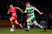 9 March 2024; Rory Gaffney of Shamrock Rovers during the SSE Airtricity Men's Premier Division match between Sligo Rovers and Shamrock Rovers at The Showgrounds in Sligo. Photo by Stephen McCarthy/Sportsfile
