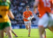 31 March 2024; Jarly Óg Burns of Armagh during the Allianz Football League Division 2 Final match between Armagh and Donegal at Croke Park in Dublin. Photo by John Sheridan/Sportsfile