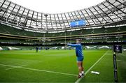 5 April 2024; Rónan Kelleher during a Leinster rugby captain's run at the Aviva Stadium in Dublin. Photo by Harry Murphy/Sportsfile