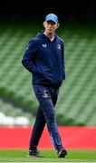 5 April 2024; Head coach Leo Cullen during a Leinster rugby captain's run at the Aviva Stadium in Dublin. Photo by Harry Murphy/Sportsfile