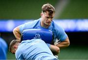 5 April 2024; Josh van der Flier during a Leinster rugby captain's run at the Aviva Stadium in Dublin. Photo by Harry Murphy/Sportsfile