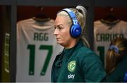 5 April 2024; Lily Agg of Republic of Ireland before the UEFA Women's European Championship qualifying group A match between France and Republic of Ireland at Stade Saint-Symphorien in Metz, France. Photo by Stephen McCarthy/Sportsfile