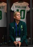 5 April 2024; Denise O'Sullivan of Republic of Ireland before the UEFA Women's European Championship qualifying group A match between France and Republic of Ireland at Stade Saint-Symphorien in Metz, France. Photo by Stephen McCarthy/Sportsfile