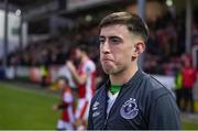 5 April 2024; Darragh Burns of Shamrock Rovers before  the SSE Airtricity Men's Premier Division match between St Patrick's Athletic and Shamrock Rovers at Richmond Park in Dublin. Photo by Seb Daly/Sportsfile