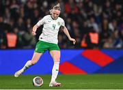 5 April 2024; Louise Quinn of Republic of Ireland during the UEFA Women's European Championship qualifying group A match between France and Republic of Ireland at Stade Saint-Symphorien in Metz, France. Photo by Stephen McCarthy/Sportsfile