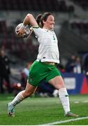 5 April 2024; Megan Campbell of Republic of Ireland during the UEFA Women's European Championship qualifying group A match between France and Republic of Ireland at Stade Saint-Symphorien in Metz, France. Photo by Stephen McCarthy/Sportsfile
