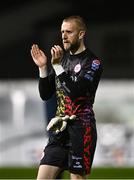 5 April 2024; Shelbourne goalkeeper Conor Kearns after the SSE Airtricity Men's Premier Division match between Drogheda United and Shelbourne at Weavers Park in Drogheda, Louth. Photo by Ben McShane/Sportsfile