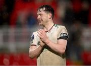 5 April 2024; Cian Murphy of Cork City after his side's victory in the SSE Airtricity Men's First Division match between Cork City and Cobh Ramblers at Turner's Cross in Cork. Photo by Michael P Ryan/Sportsfile