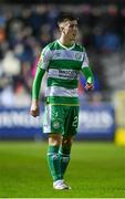 5 April 2024; Darragh Burns of Shamrock Rovers during the SSE Airtricity Men's Premier Division match between St Patrick's Athletic and Shamrock Rovers at Richmond Park in Dublin. Photo by Seb Daly/Sportsfile
