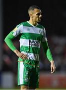 5 April 2024; Graham Burke of Shamrock Rovers during the SSE Airtricity Men's Premier Division match between St Patrick's Athletic and Shamrock Rovers at Richmond Park in Dublin. Photo by Seb Daly/Sportsfile