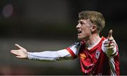5 April 2024; Chris Forrester of St Patrick's Athletic during the SSE Airtricity Men's Premier Division match between St Patrick's Athletic and Shamrock Rovers at Richmond Park in Dublin. Photo by Seb Daly/Sportsfile