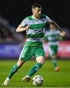 5 April 2024; Aaron Greene of Shamrock Rovers during the SSE Airtricity Men's Premier Division match between St Patrick's Athletic and Shamrock Rovers at Richmond Park in Dublin. Photo by Seb Daly/Sportsfile
