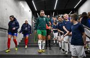 5 April 2024; Republic of Ireland captain Katie McCabe before the UEFA Women's European Championship qualifying group A match between France and Republic of Ireland at Stade Saint-Symphorien in Metz, France. Photo by Stephen McCarthy/Sportsfile
