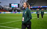 5 April 2024; Megan Connolly of Republic of Ireland before the UEFA Women's European Championship qualifying group A match between France and Republic of Ireland at Stade Saint-Symphorien in Metz, France. Photo by Stephen McCarthy/Sportsfile