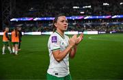 5 April 2024; Katie McCabe of Republic of Ireland after the UEFA Women's European Championship qualifying group A match between France and Republic of Ireland at Stade Saint-Symphorien in Metz, France. Photo by Stephen McCarthy/Sportsfile