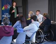 6 April 2024; In attendance at the GAA Wheelchair Sports Development Day at Croke Park in Dublin, was Clíona O'Connor during the High Performance Workshops. Photo by Matt Browne/Sportsfile