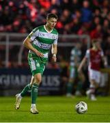 5 April 2024; Markus Poom of Shamrock Rovers during the SSE Airtricity Men's Premier Division match between St Patrick's Athletic and Shamrock Rovers at Richmond Park in Dublin. Photo by Seb Daly/Sportsfile