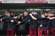 5 April 2024; Cobh Ramblers players including Matthew McKevitt during the warm up before the SSE Airtricity Men's First Division match between Cork City and Cobh Ramblers at Turner's Cross in Cork. Photo by Michael P Ryan/Sportsfile