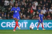 5 April 2024; Griedge Mbock Bathy of France during the UEFA Women's European Championship qualifying group A match between France and Republic of Ireland at Stade Saint-Symphorien in Metz, France. Photo by Stephen McCarthy/Sportsfile