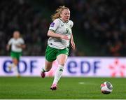 5 April 2024; Amber Barrett of Republic of Ireland during the UEFA Women's European Championship qualifying group A match between France and Republic of Ireland at Stade Saint-Symphorien in Metz, France. Photo by Stephen McCarthy/Sportsfile