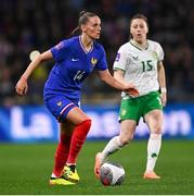 5 April 2024; Sandie Toletti of France during the UEFA Women's European Championship qualifying group A match between France and Republic of Ireland at Stade Saint-Symphorien in Metz, France. Photo by Stephen McCarthy/Sportsfile