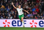 5 April 2024; Katie McCabe of Republic of Ireland during the UEFA Women's European Championship qualifying group A match between France and Republic of Ireland at Stade Saint-Symphorien in Metz, France. Photo by Stephen McCarthy/Sportsfile