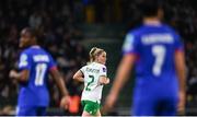 5 April 2024; Jessie Stapleton of Republic of Ireland during the UEFA Women's European Championship qualifying group A match between France and Republic of Ireland at Stade Saint-Symphorien in Metz, France. Photo by Stephen McCarthy/Sportsfile