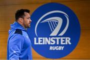 6 April 2024; Cian Healy of Leinster before the Investec Champions Cup Round of 16 match between Leinster and Leicester Tigers at the Aviva Stadium in Dublin. Photo by Ramsey Cardy/Sportsfile