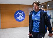 6 April 2024; Ryan Baird of Leinster before the Investec Champions Cup Round of 16 match between Leinster and Leicester Tigers at the Aviva Stadium in Dublin. Photo by Ramsey Cardy/Sportsfile