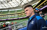 6 April 2024; Dan Sheehan of Leinster before the Investec Champions Cup Round of 16 match between Leinster and Leicester Tigers at the Aviva Stadium in Dublin. Photo by Ramsey Cardy/Sportsfile