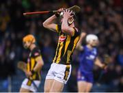 6 April 2024; David Blanchfield of Kilkenny reacts after Clare had scored a first half goal during the Allianz Hurling League Division 1 final match between Clare and Kilkenny at FBD Semple Stadium in Thurles, Tipperary. Photo by John Sheridan/Sportsfile